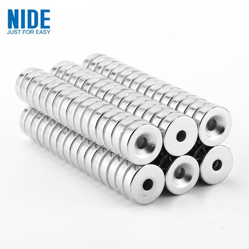 Nam châm NdFeB thiêu kết Neodymium tròn có lỗ